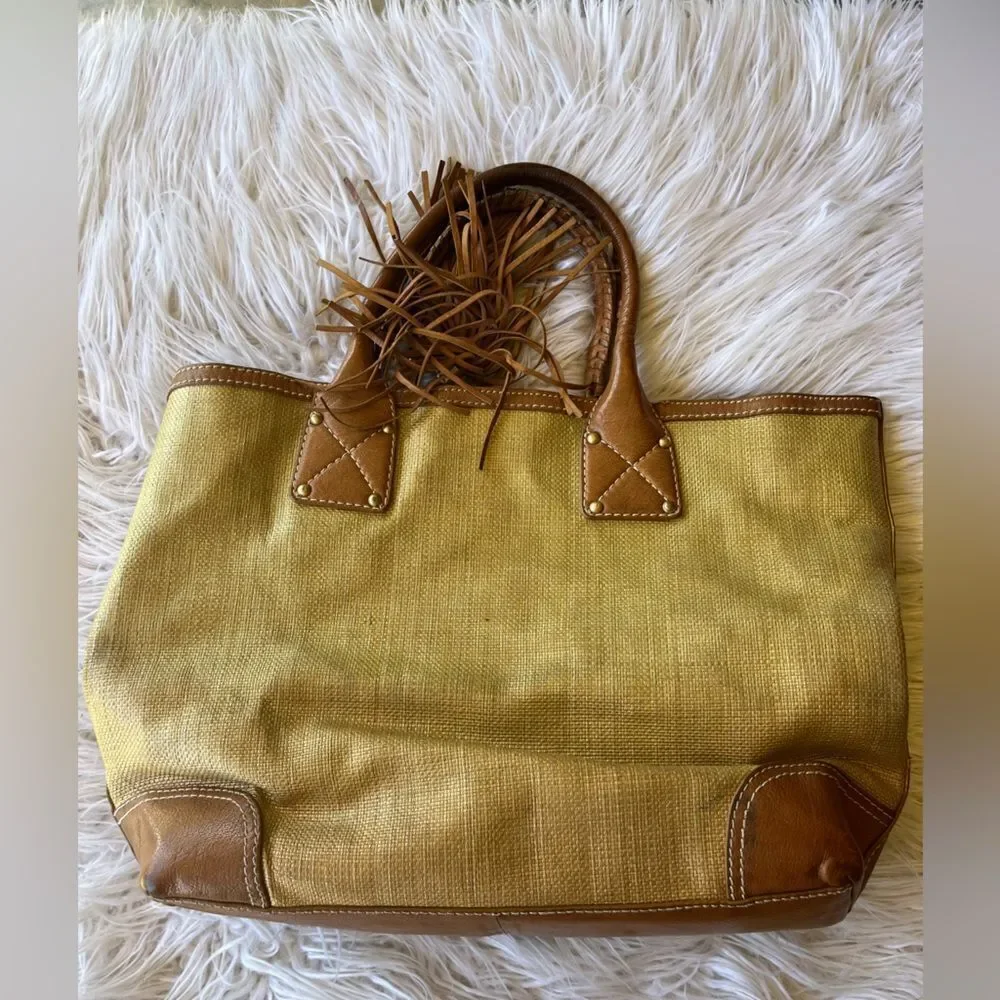 Beige Straw Weave⚜️ Large Handbag Tote⚜️